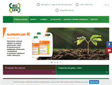 Tablet Screenshot of bio-gen.pl